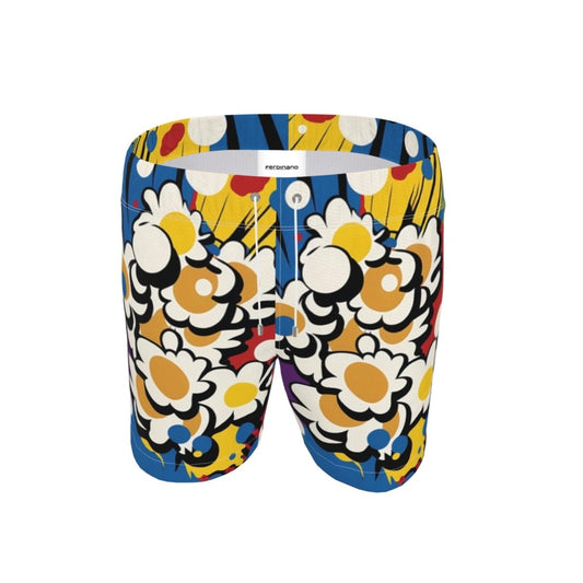 Ferdinand Active Flowerbomb Swim Shorts Blue