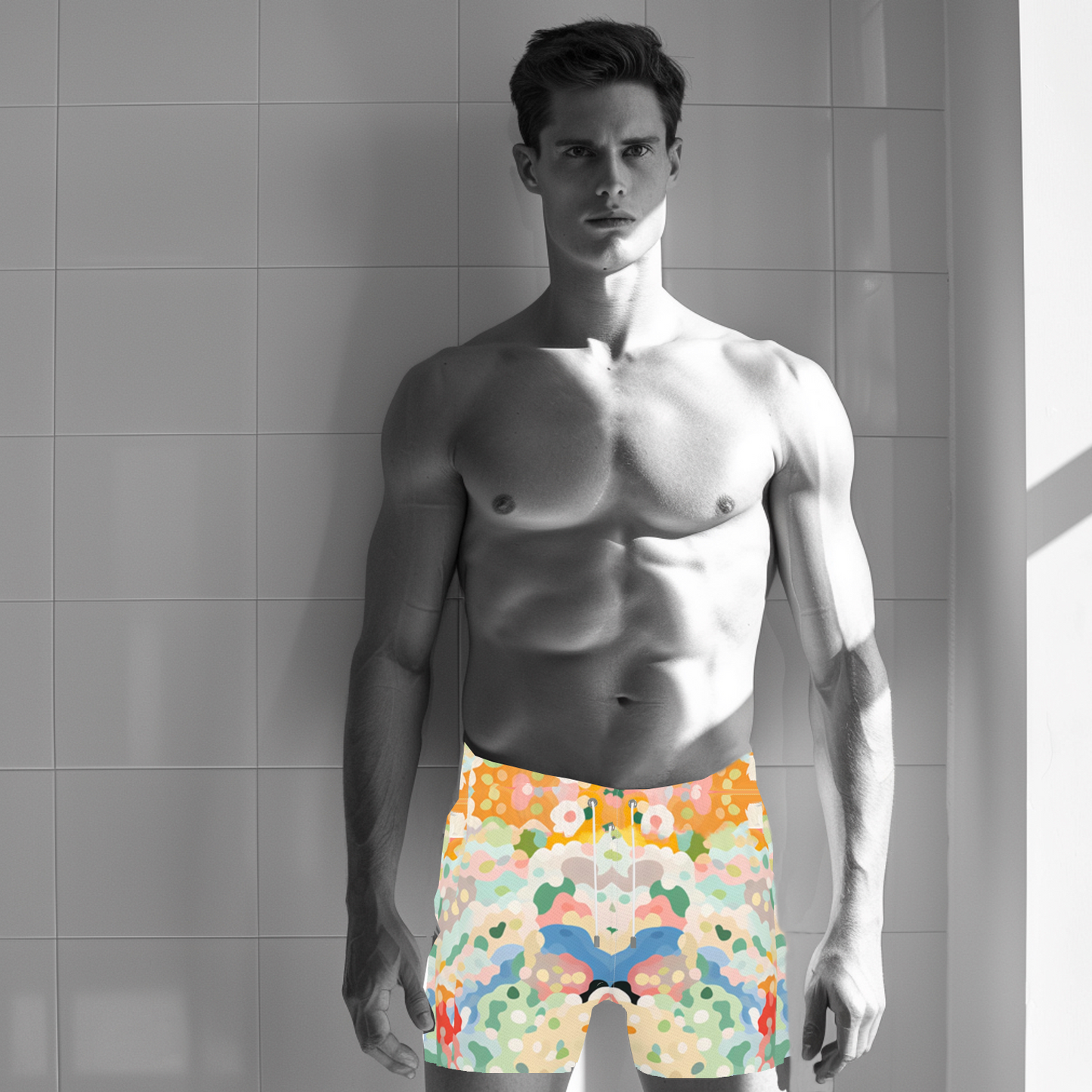 Ferdinand Active Swim Shorts - Puffy Clouds