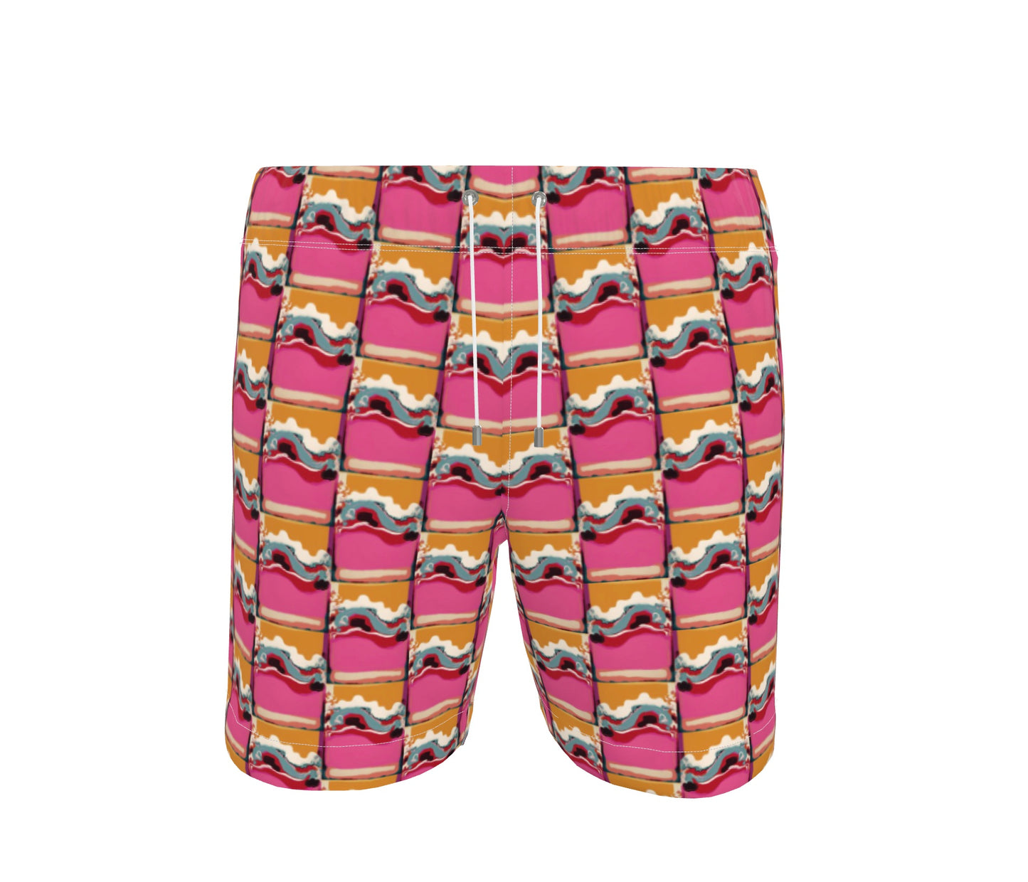 Ferdinand Active Pink Wave Swim Shorts