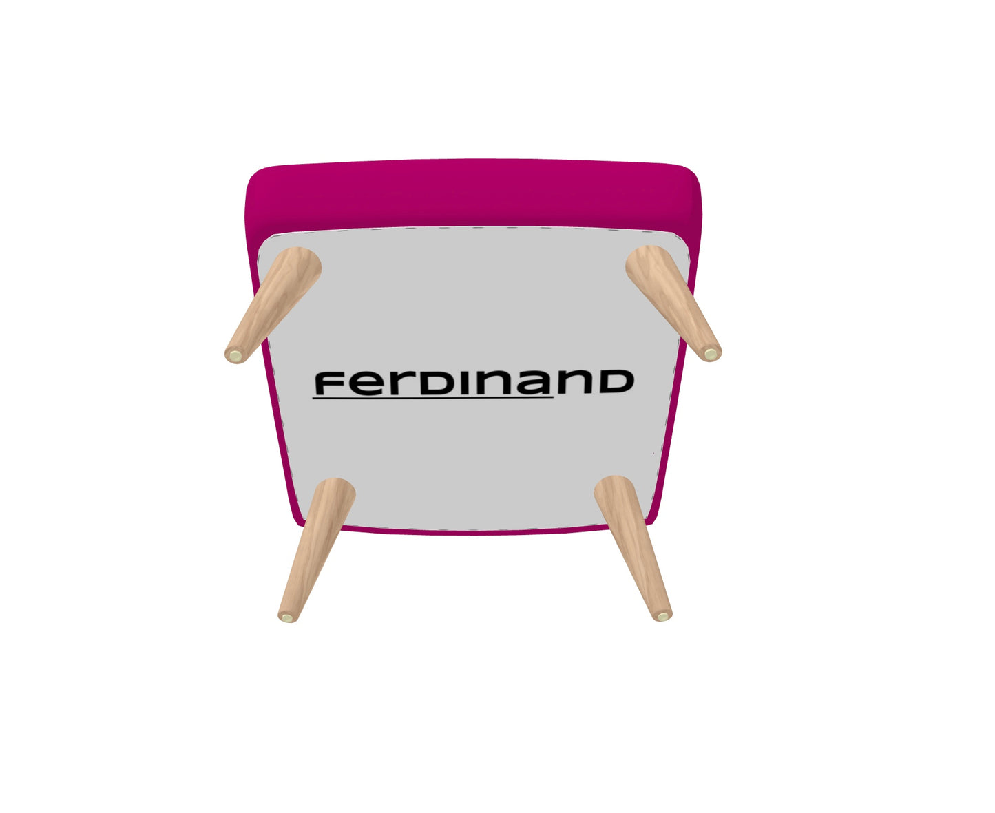 Rosewood Pink Ferdinand Elegance Chair 29" x 25" x 19"