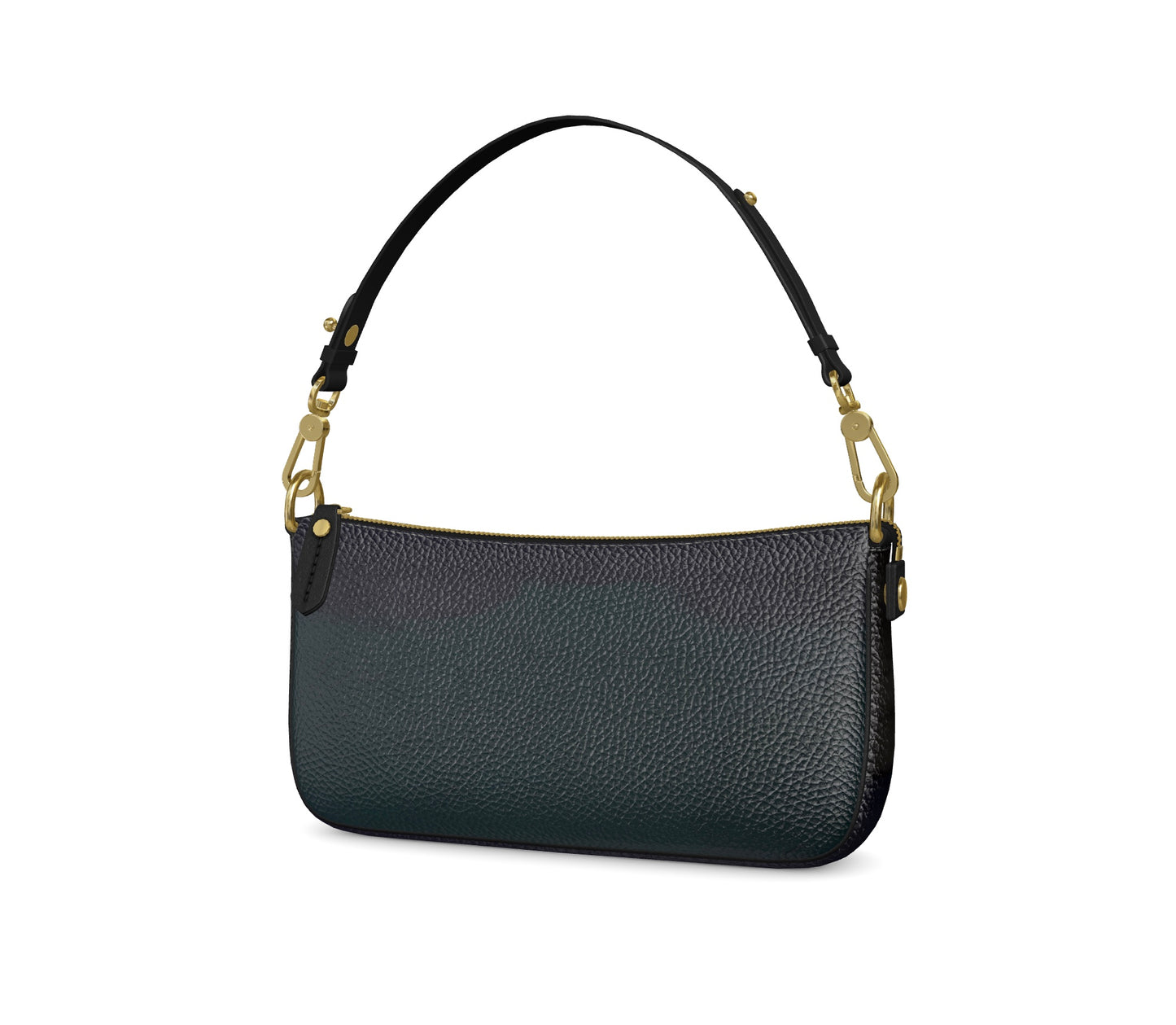 Ferdinand Midnight Evening Leather Baguette Bag