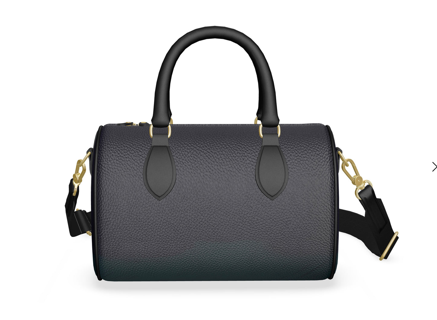 Ferdinand Midnight Evening Mini Duffle Bag Nappa Leather 11" x 7.9" x 6.3"