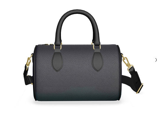 Ferdinand Midnight Evening Mini Duffle Bag Nappa Leather 11" x 7.9" x 6.3"