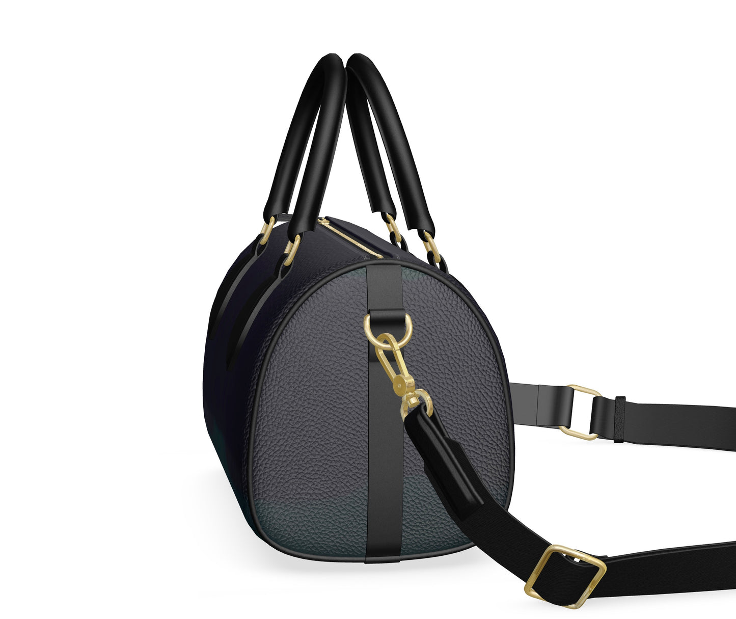 Ferdinand Midnight Evening Mini Duffle Bag Nappa Leather 11" x 7.9" x 6.3"