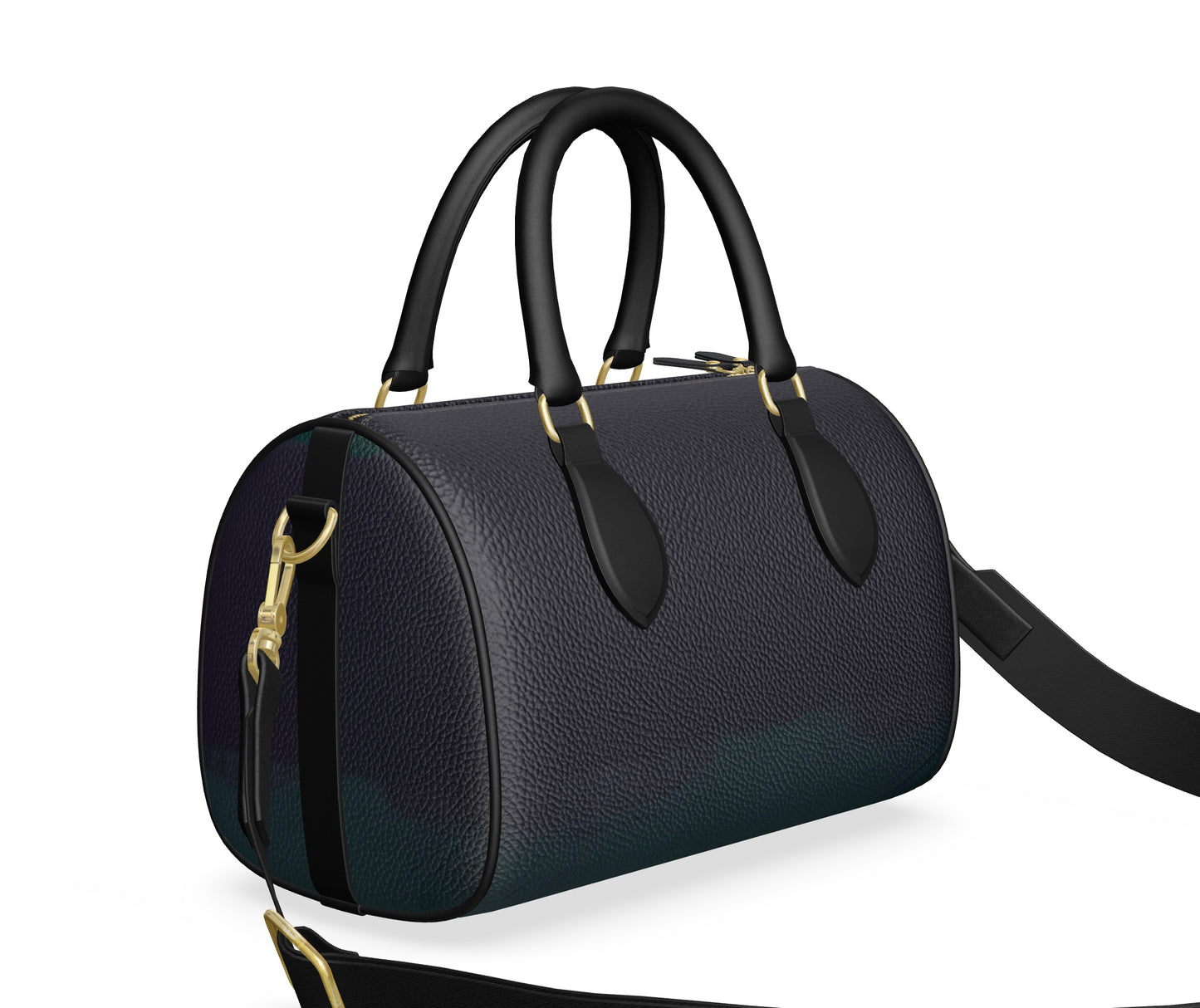 Ferdinand Midnight Evening Mini Duffle Bag Nappa Leather 11" x 7.9" x 6.3"