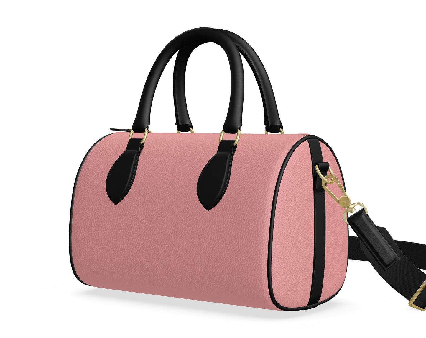 Ferdinand Twilight Blushing Coral Mini Duffle Bag Nappa Leather 11" x 7.9" x 6.3"
