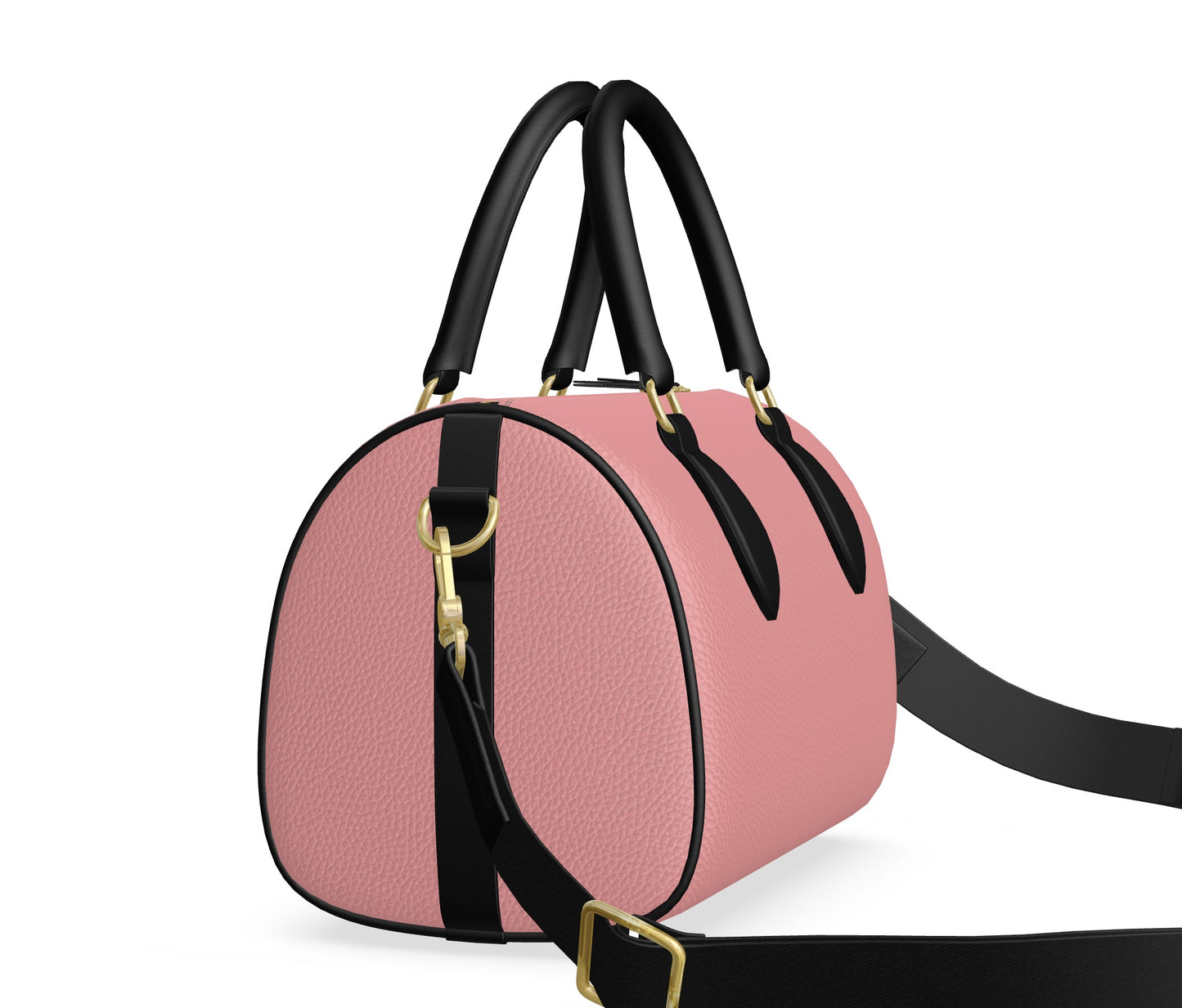 Ferdinand Twilight Blushing Coral Mini Duffle Bag Nappa Leather 11" x 7.9" x 6.3"