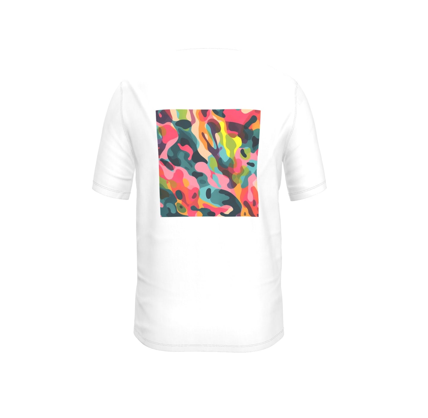 Ferdinand Mens Active White T-Shirt - Camouflage Glass