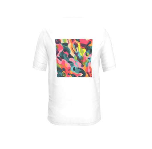 Ferdinand Mens Active White T-Shirt  - Camouflage Glass
