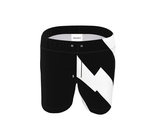 Ferdinand Active Black Bolt Swim Shorts