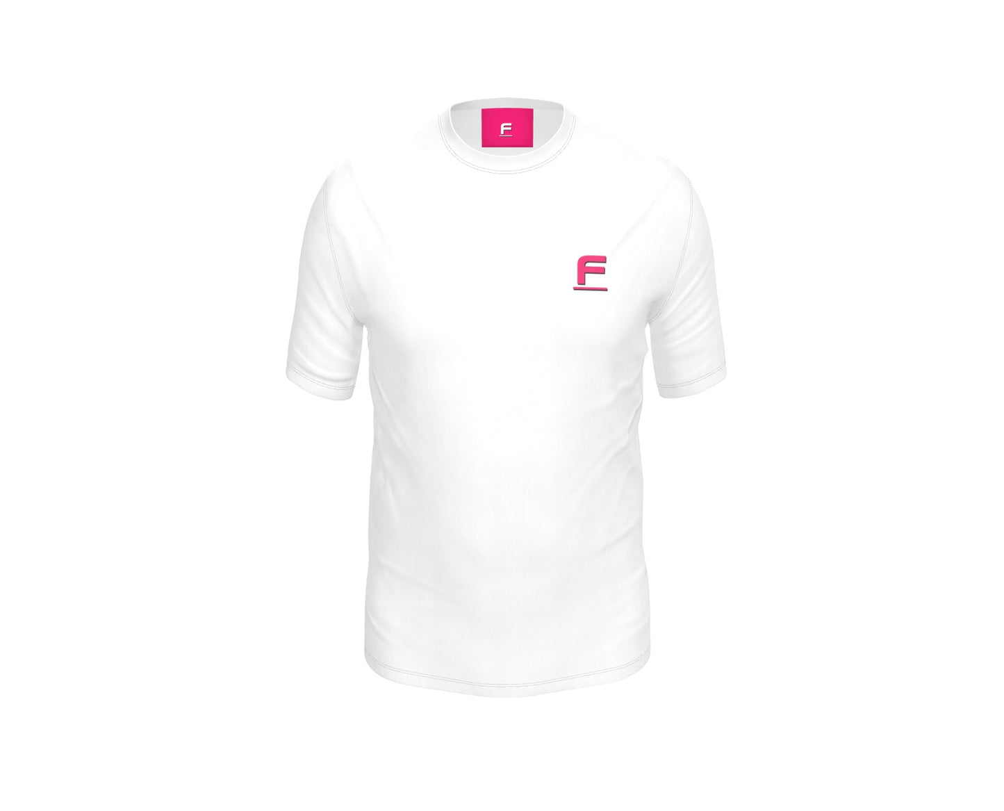 Ferdinand Mens F Icon In Pink, Black Shadow White T-Shirt Resort SS24