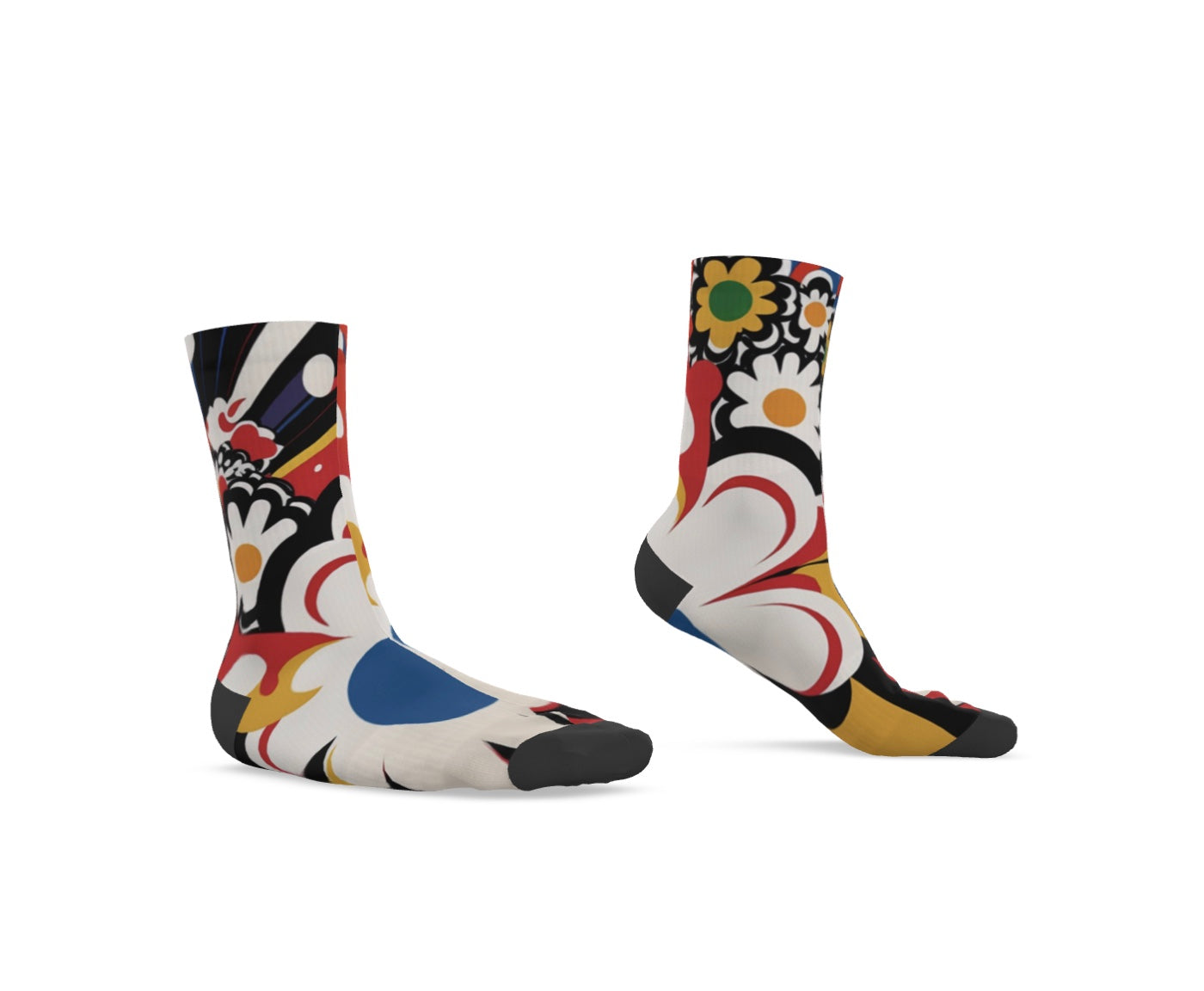 Ferdinand Mens Design Socks - Flowerbomb Red