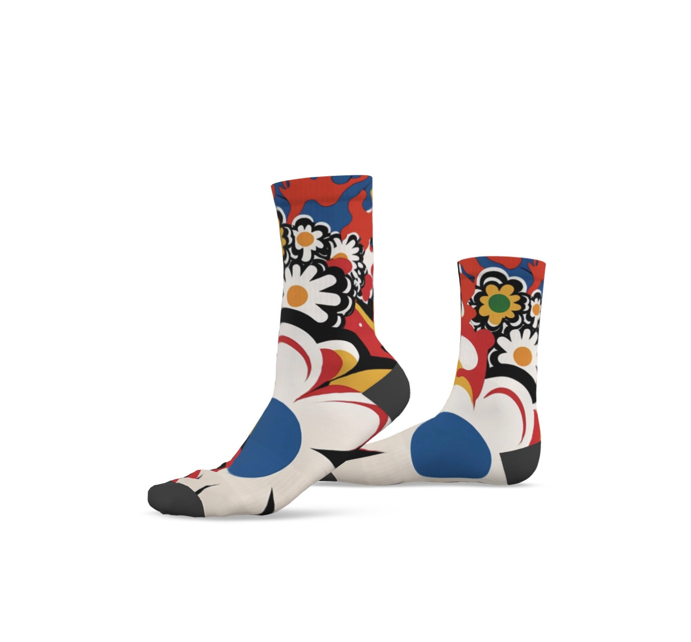 Ferdinand Mens Design Socks - Flowerbomb Red