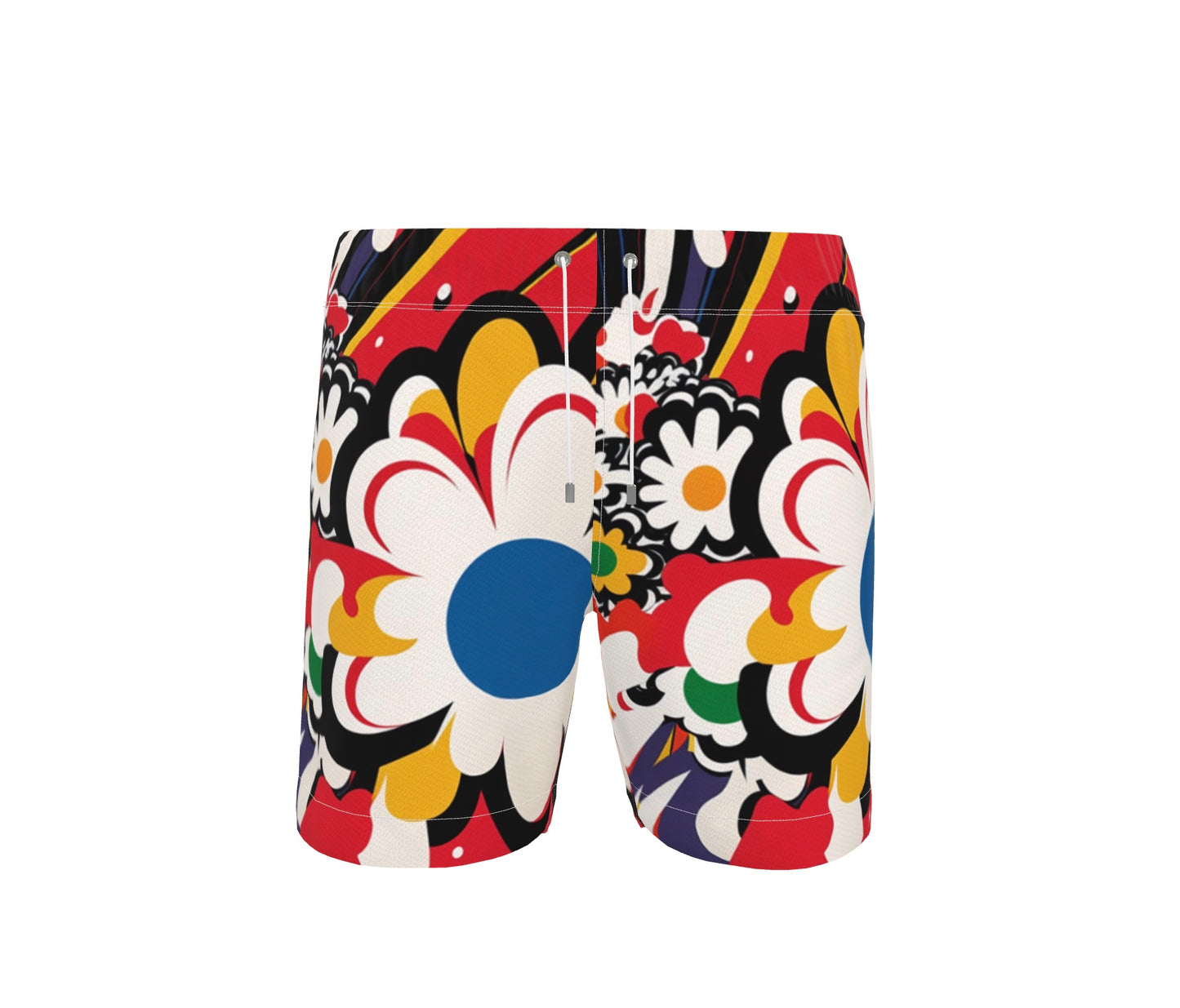 Ferdinand Active Flowerbomb Swim Shorts Red