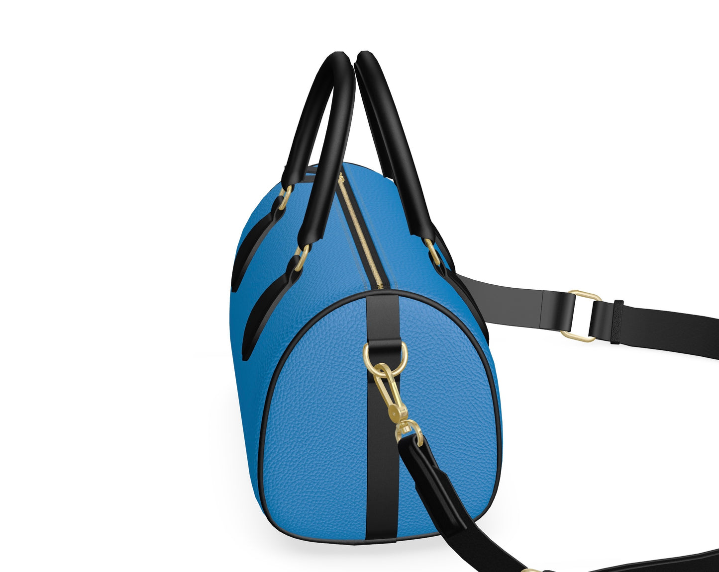 Ferdinand Mini Duffle Bag Bubble Nappa Leather - Lochmara Blue