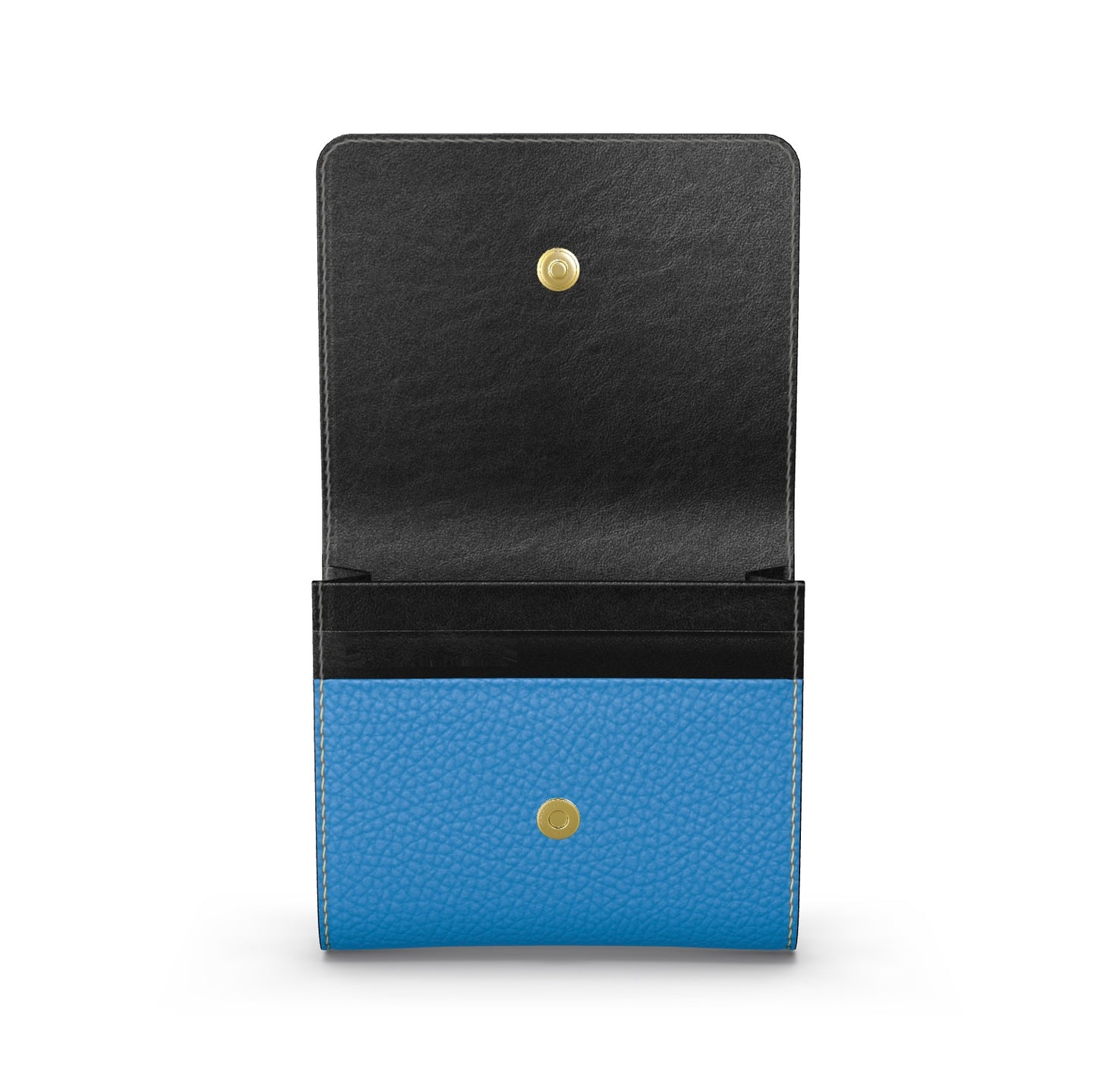 Ferdinand Foldover Wallet, Bubble Nappa Leather - Lochmara Blue