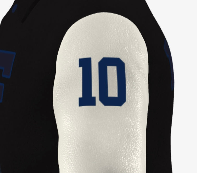 Stealth Influencer - Ferdinand Varsity Jacket ("Limited" Edition, Black, Blue, Cream)