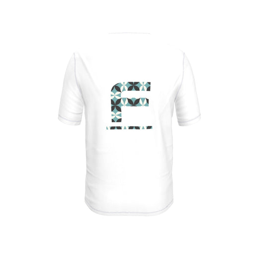 Ferdinand Mens White T-Shirt - Romanesc F Icon Front and Back