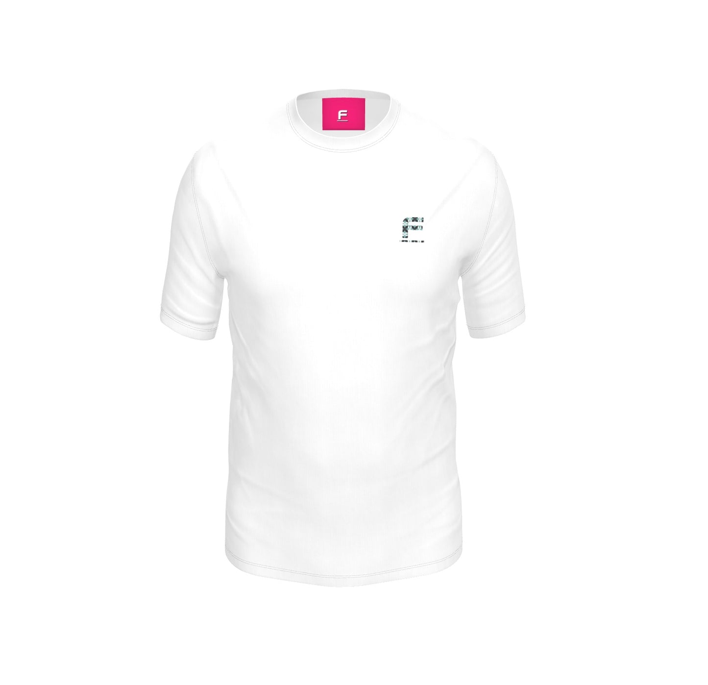 Ferdinand Mens White T-Shirt - Romanesc F Icon Front and Back