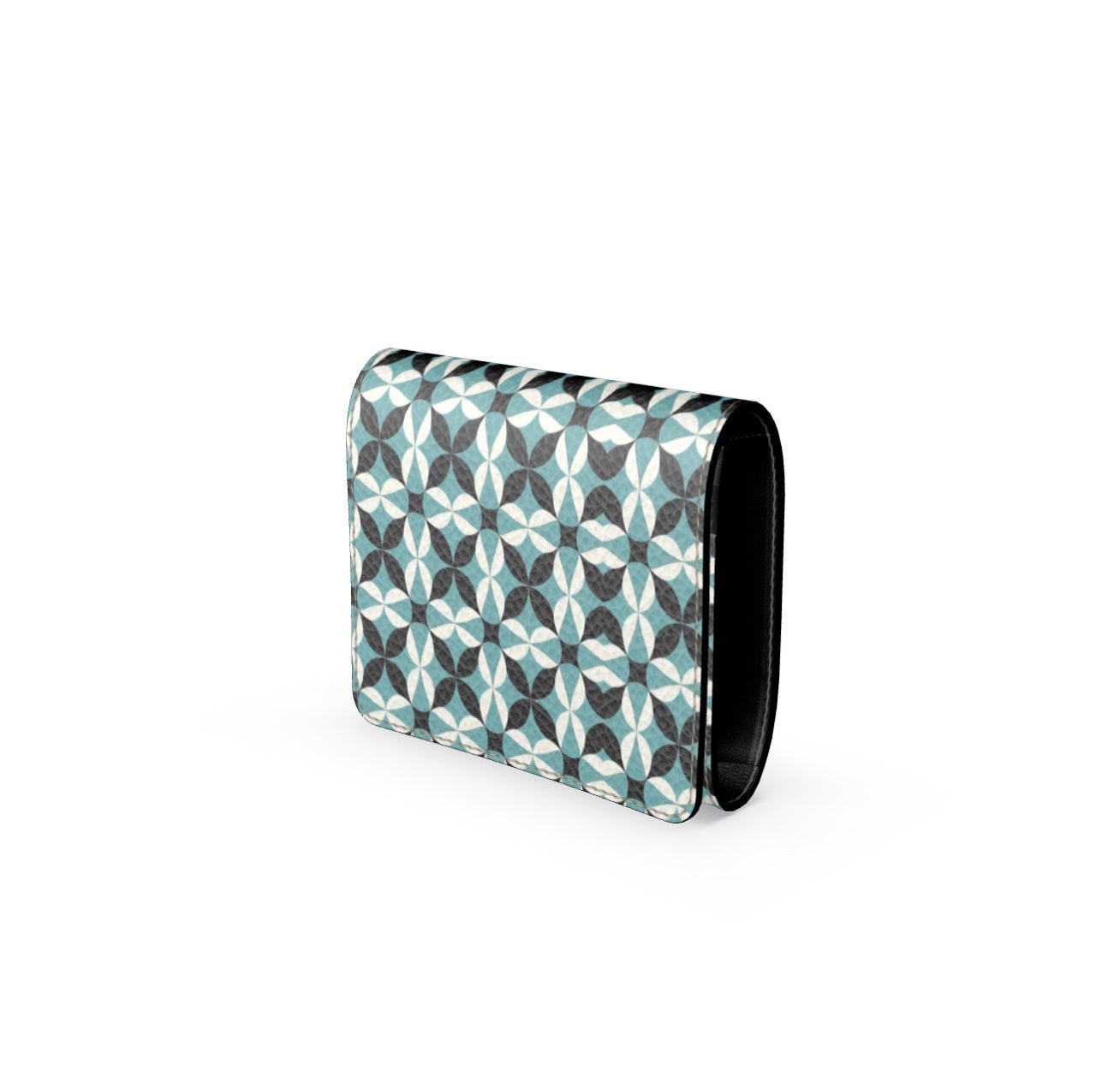 Ferdinand Foldover Wallet, Bubble Nappa Leather - Romanesc