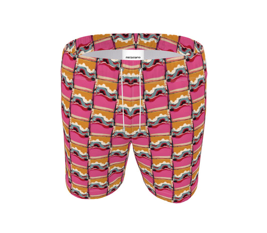 Ferdinand Active Pink Wave Swim Shorts