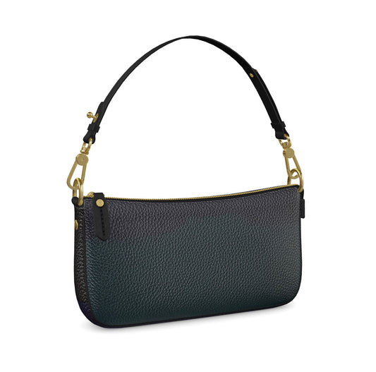 Ferdinand Midnight Evening Leather Baguette Bag