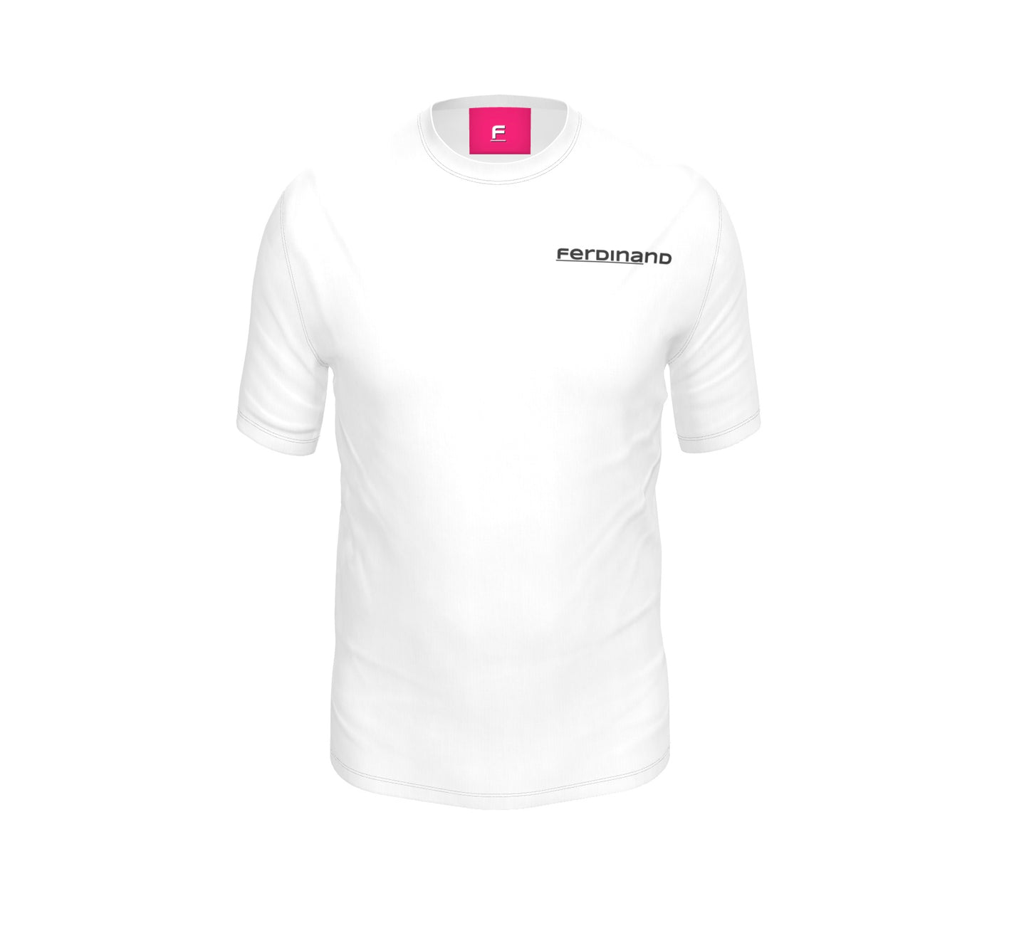 Ferdinand Mens Active White T-Shirt - 10 Goal Logo