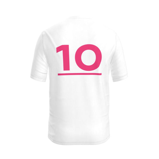 Ferdinand Mens Active White T-Shirt - 10 Goal Logo