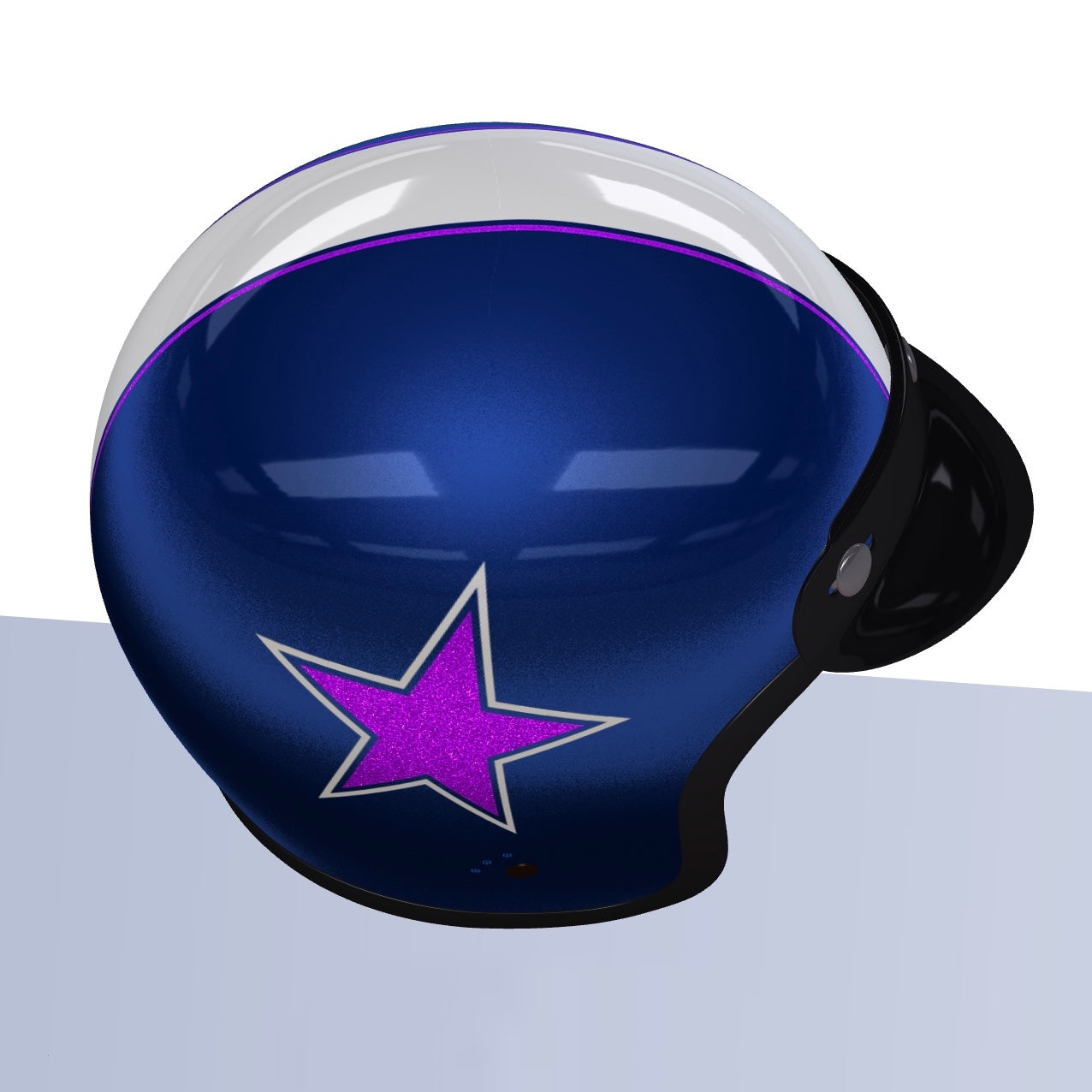 Ferdinand GT Retro Star Helmet - ECE Certified