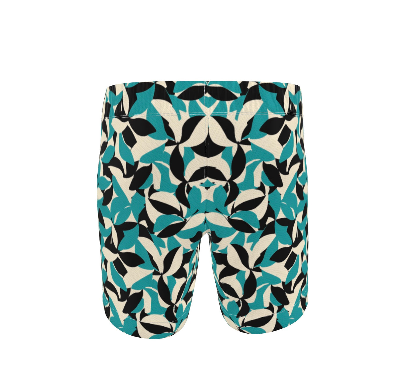 Ferdinand Active Swim Shorts - Teal Leaves