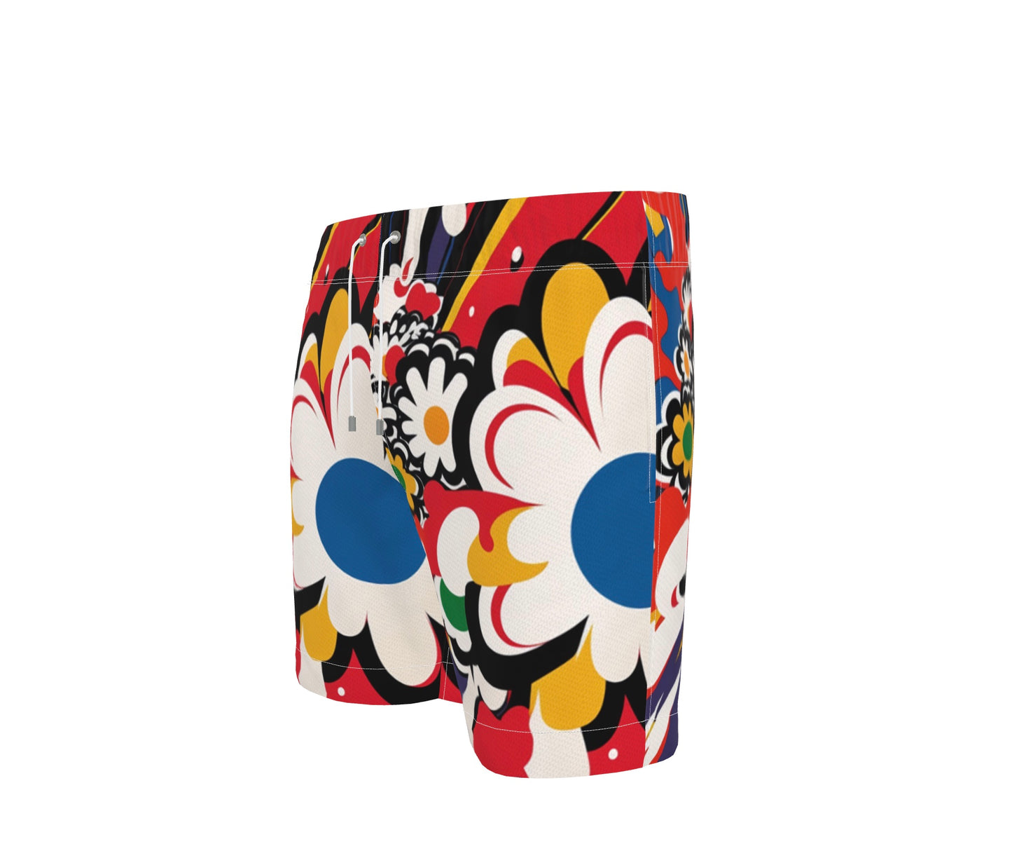 Ferdinand Active Flowerbomb Swim Shorts Red