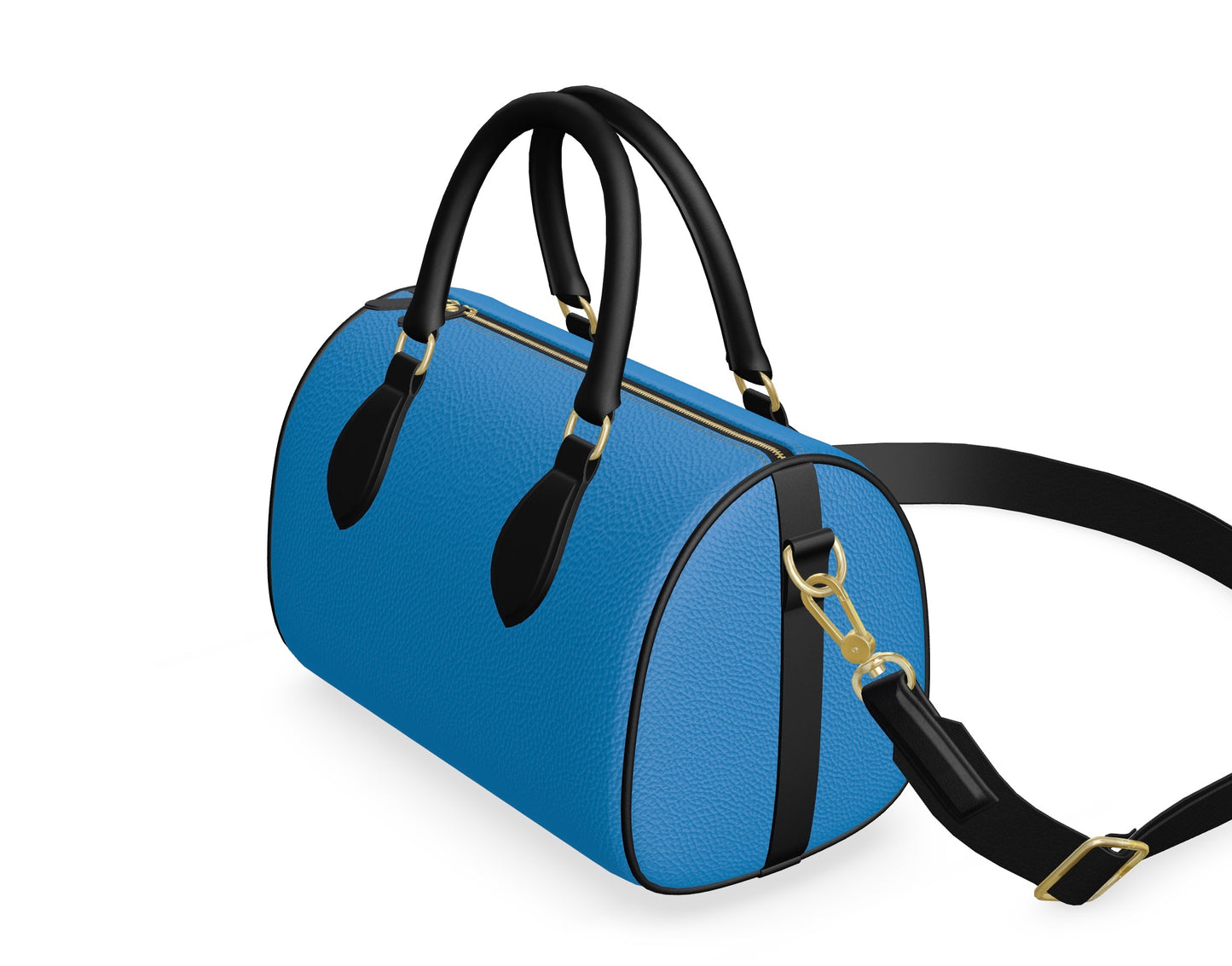 Ferdinand Mini Duffle Bag Bubble Nappa Leather - Lochmara Blue