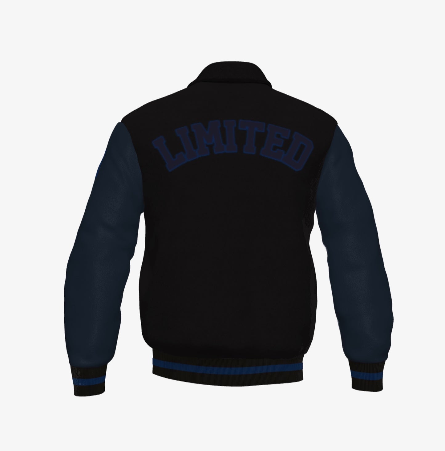 Stealth Influencer - Ferdinand Varsity Jacket ("Limited" Edition,  Black on Blue)