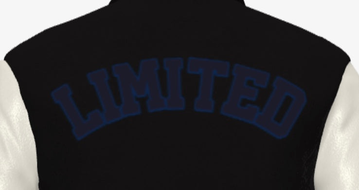 Stealth Influencer - Ferdinand Varsity Jacket ("Limited" Edition,  Black, Blue, Cream)