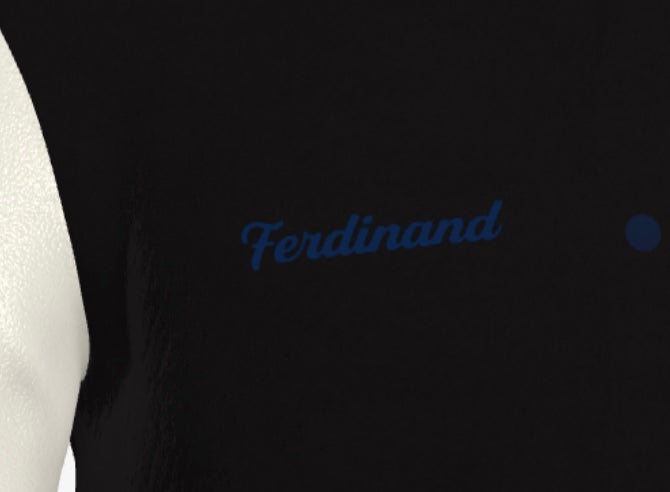 Stealth Influencer - Ferdinand Varsity Jacket ("Limited" Edition,  Black, Blue, Cream)