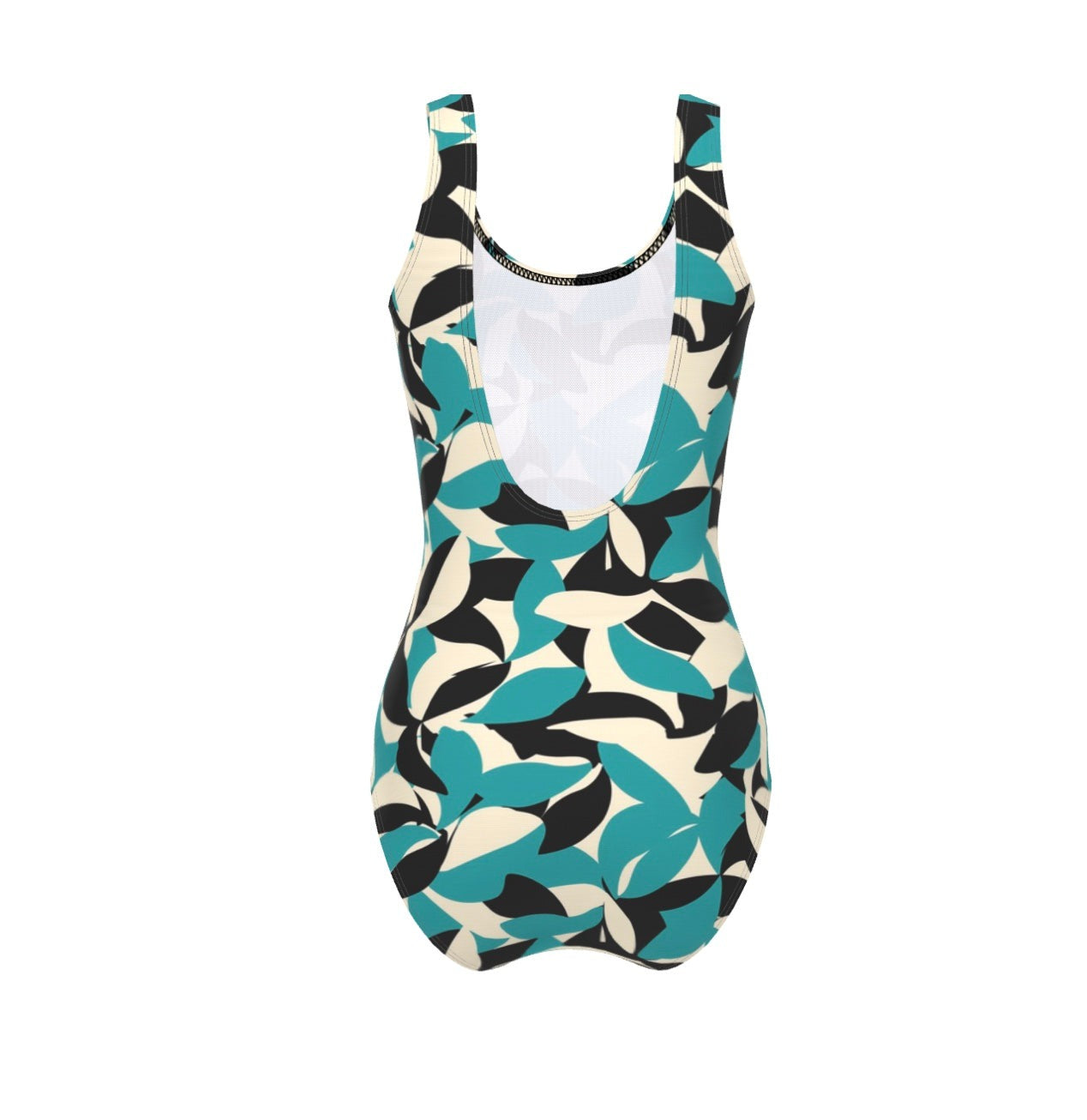 Ferdinand Women's Summer Bathing Suit - Teal Leaves