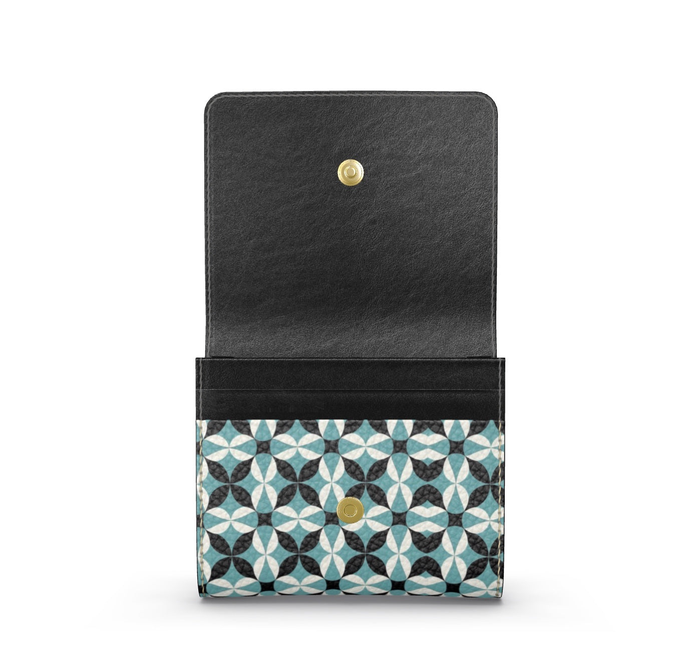 Ferdinand Foldover Wallet, Bubble Nappa Leather - Romanesc