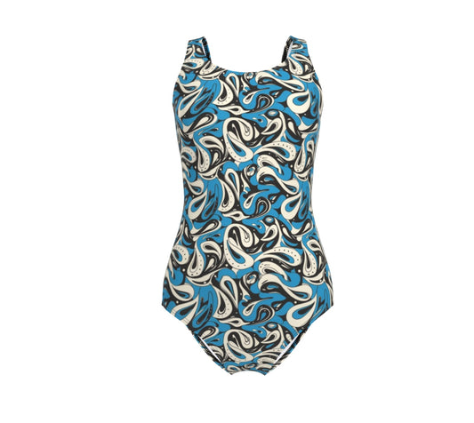 Ferdinand Women's Summer Bathing Suit - Blue Paisleys