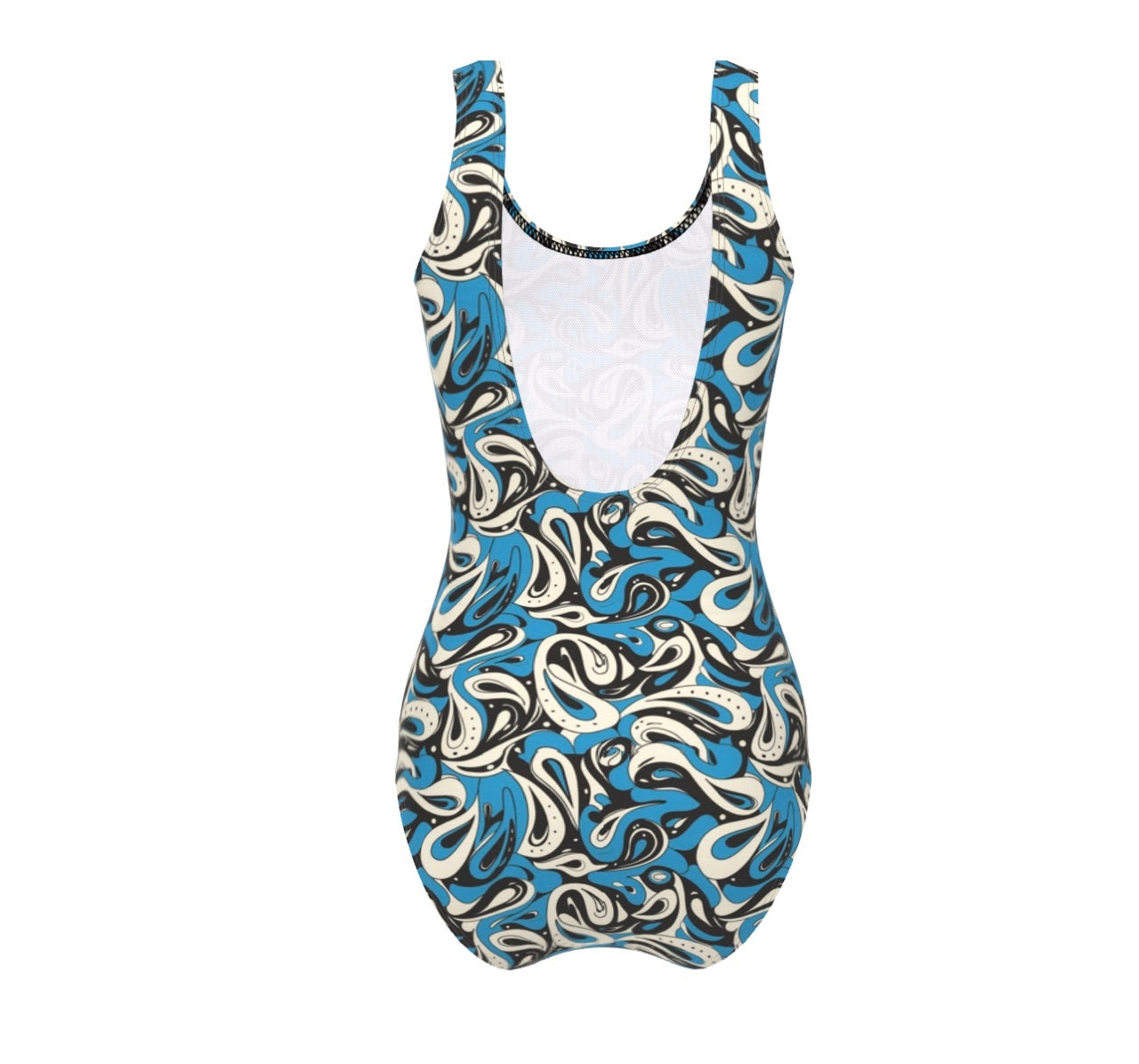 Ferdinand Women's Summer Bathing Suit - Blue Paisleys