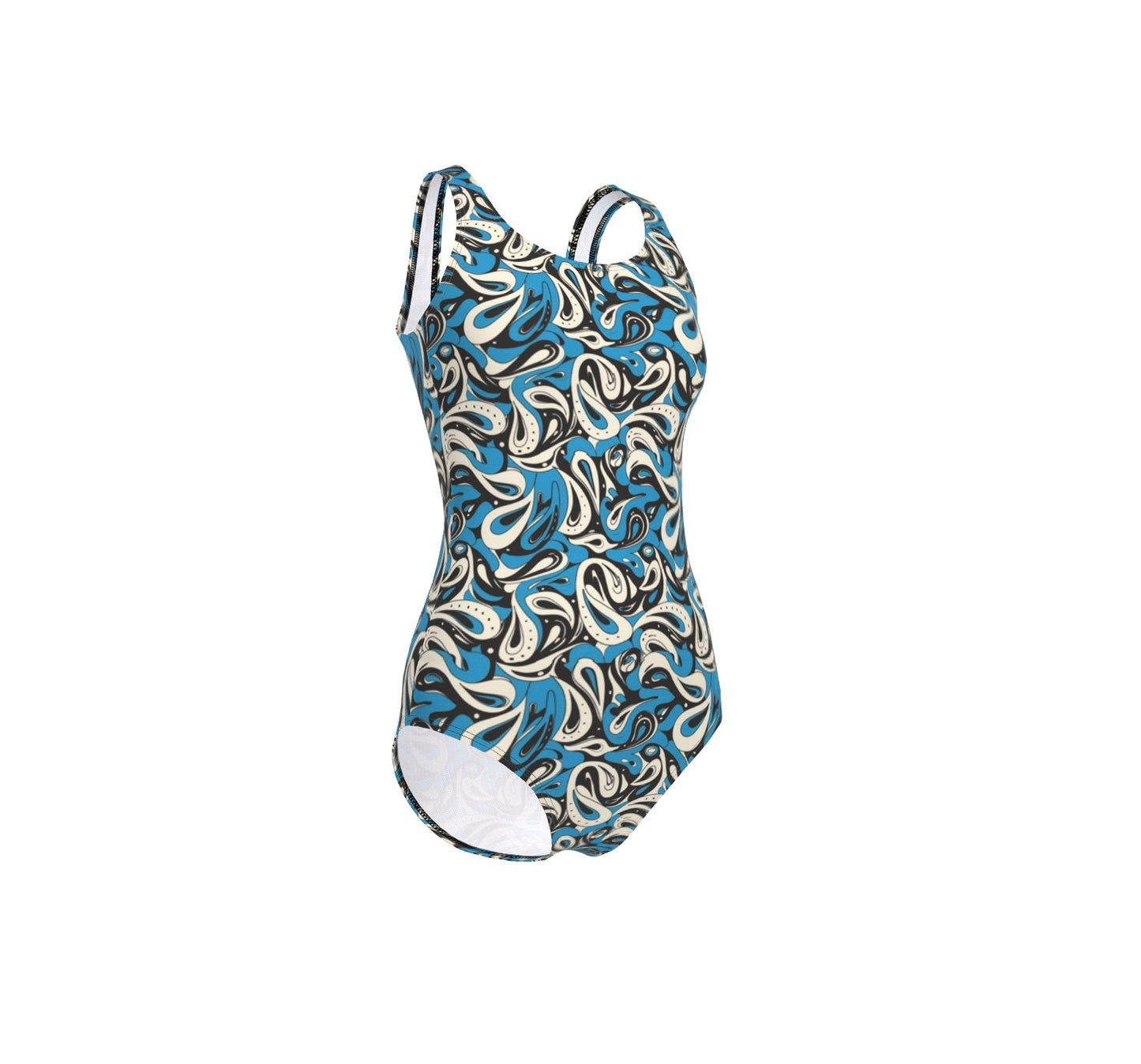 Ferdinand Women's Summer Bathing Suit - Blue Paisleys